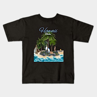 Aloha Hawaii Surf Kids T-Shirt